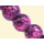 korálek sladce růžová kulička s černým mapováním